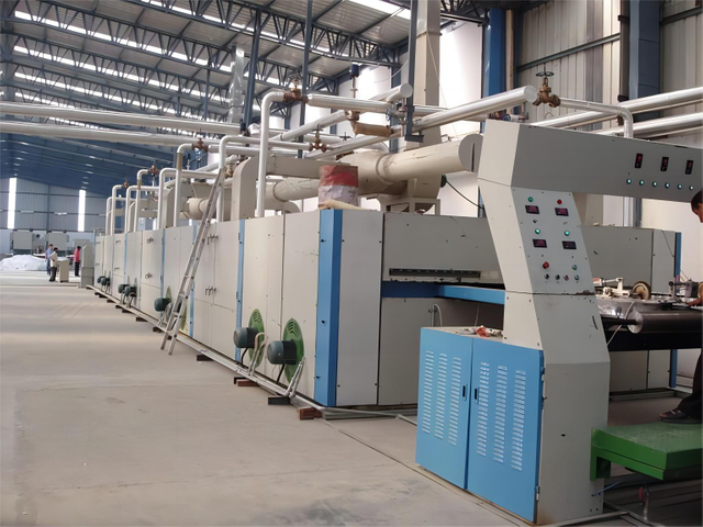 인공 가죽 기판, 바닥 가죽 기판, 자동차 가죽 기판, 바늘 펀치 비직대 자동 생산 라인