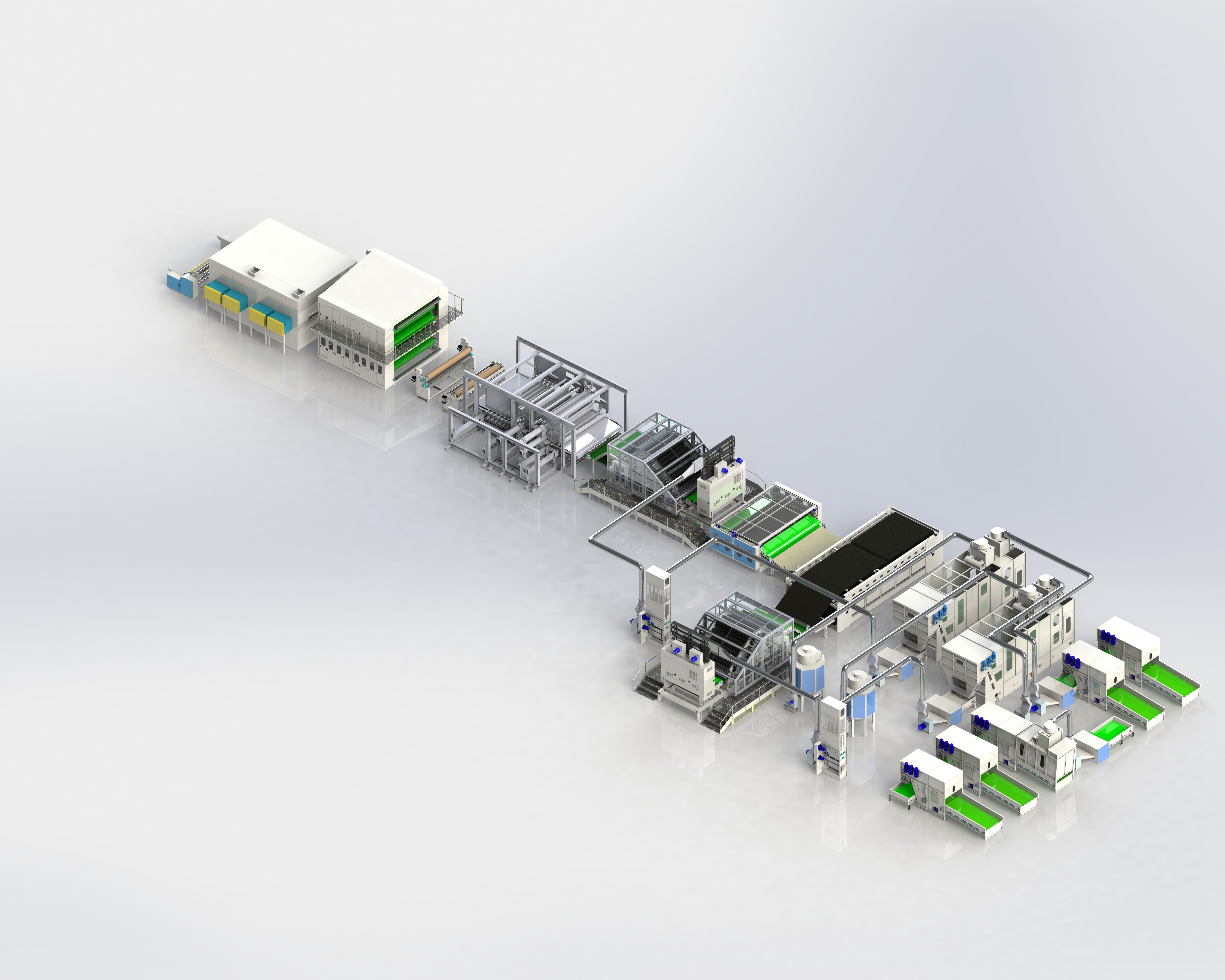 徐道才3500两梳一铺水刺线设备布局视角two