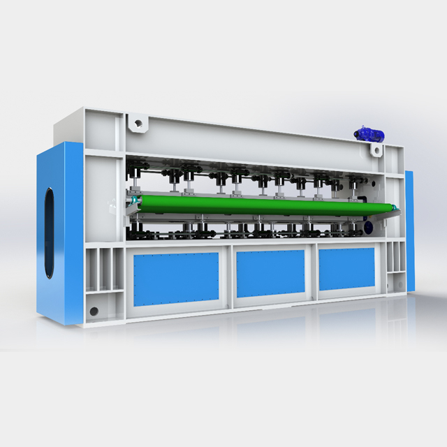 카펫 만들기를위한 중간 속도 바늘 직기 비직 벨로 라인