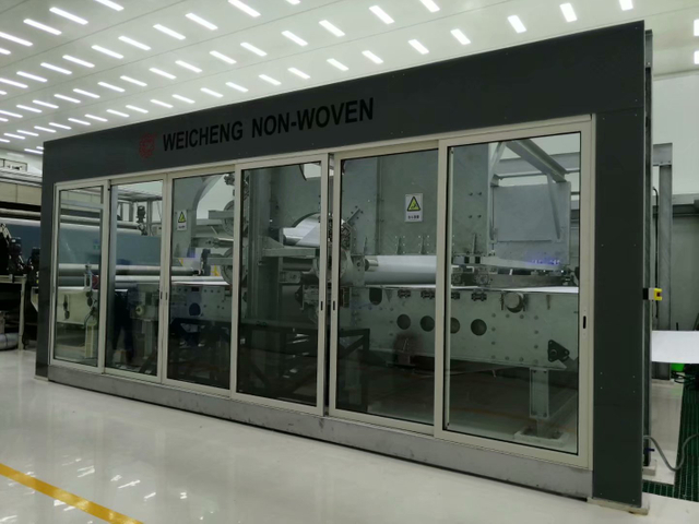 수건 여행복 고속 스펀 레이스 생산 라인